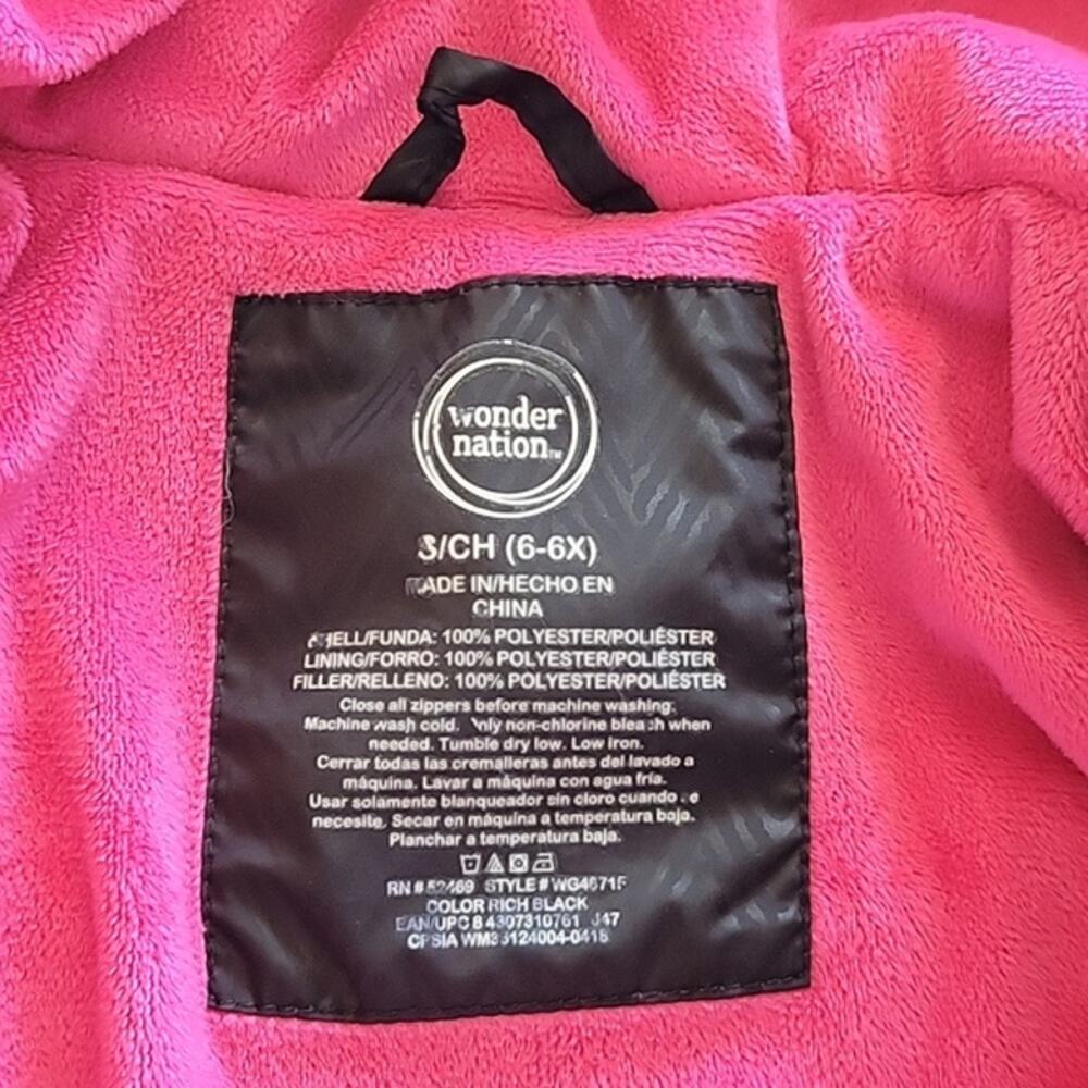 Wonder Nation Girls‎ Coat Size 6X - Picture 6 of 7
